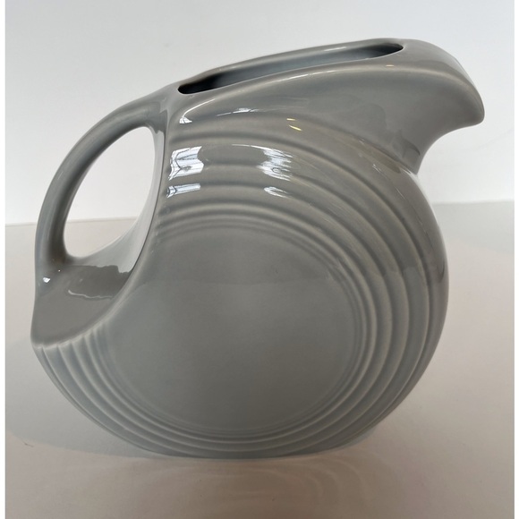 Fiestaware Pearl Gray Large Disk Pitcher